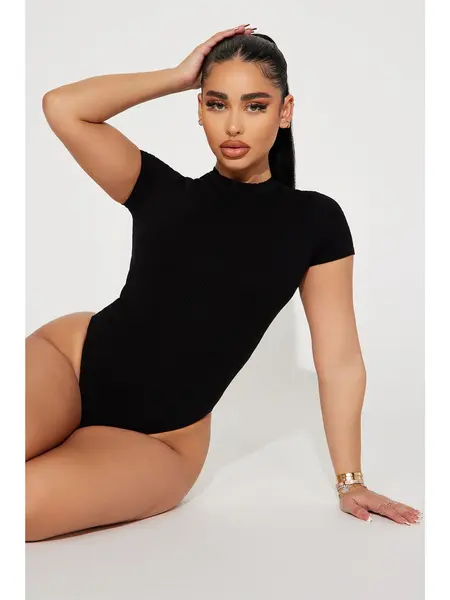Kylie Snatched Bodysuit - Black