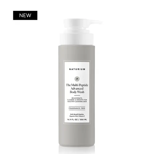 Naturium The Multi-Peptide Advanced Body Wash (500ml) - Support Skin's Moisture Barrier, Soften Skin's Surface, For Aging Skin