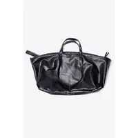 Leather Weekender Bag - Black