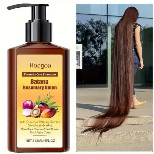 3in 1 Shampoo with Rosemary, Batana, Onion, for Damaged Hair Scalp, Nourishes And Shines Hair, Cleanses Loose Scalp Debris, Strengthen Hair, Moisturizes Hair Roots, Revitalizes Hair/ Hair's Beauty,, Local Warehouse, Damaged Scalp Care  rosmary shampu tikt