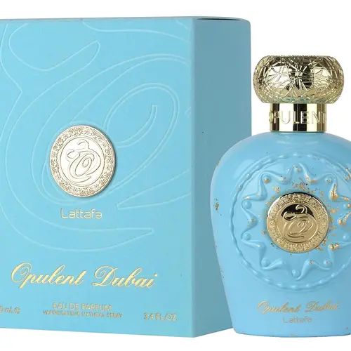 Lattafa Opulent Dubai for Unisex Eau de Parfum Spray, 100 ml Citrus Floral Woody Amber Cologne Perfume