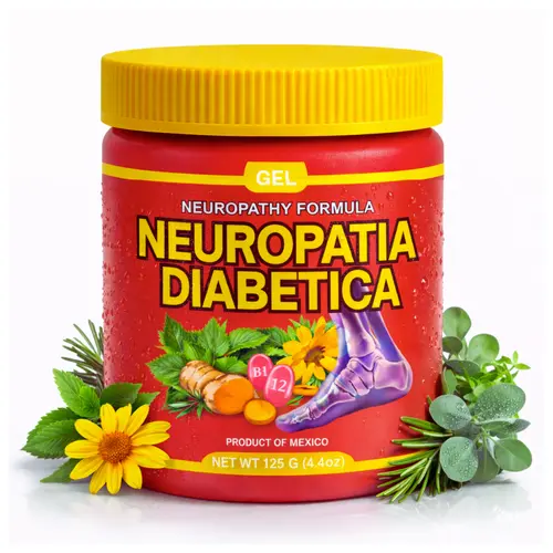 Viral Diabetic Neuropathy Relief Gel & Body Oil - 4.4oz (125g) Natural Massage Product with Pine Extract, Targeted Cooling Sensation for Back/Knees, Body Care for Daily/Gym Therapy
