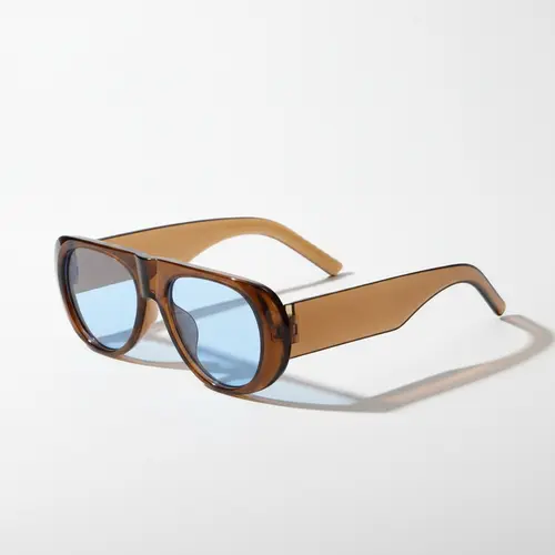 Women's Tortoiseshell Sunglasses - Chic Minimalist Vintage Lightweight Plastic Frame, UV400 Sun Protection, Stylish Accessories, Unisex Eye Fashion for Daily Shades Look