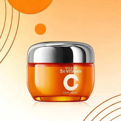 Vitamin C Facial Cream - Lightweight Hydrating Daily Moisturizer for Normal Skin, Skin Repair, and Nourishing Everyday Comfort