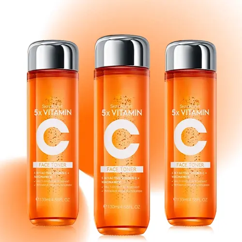 Hydrating Facial Toner for Normal Adult Skin - Gentle Liquid Skincare Formula with Vitamin Complex, Vitamin C, Collagen, Hyaluronic Acid (Regular Edition Bottle), Adults