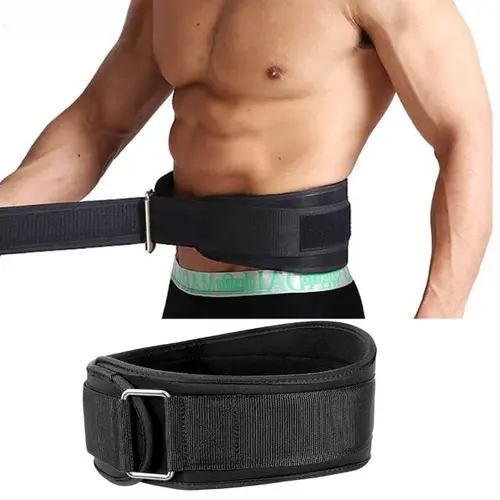 1Pcs Gym Weightlifting Belt Adjustable Waist Back Support Squat Dumbbell Barbell Deadlifts Training Fitness, Gym Accessories, Unisex, Fitness Exercise Accessories, Workout Accessory