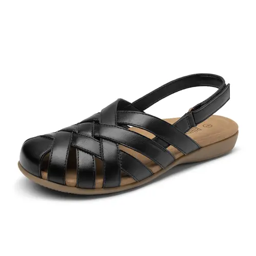 RIHERO Women's Closed-Toe Arch Support Fisherman Sandals - Adjustable Strap Comfy Walking Footwear,back to school,back to school haul