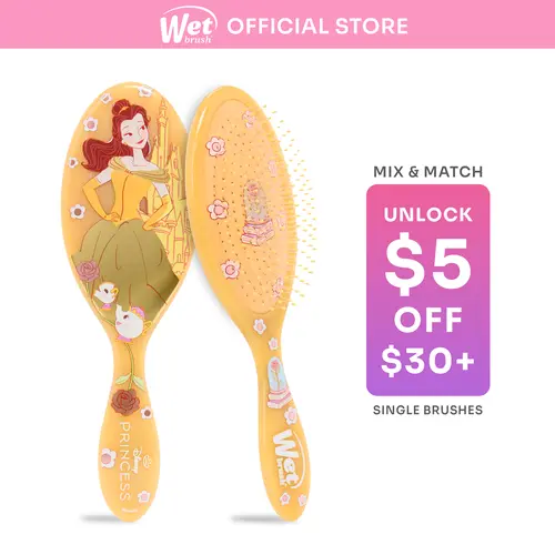Wet Brush x Disney - Original Detangler Hair Brush – LIMITED EDITION Detangling Hairbrush - Gentle Detangler for All Hair Types