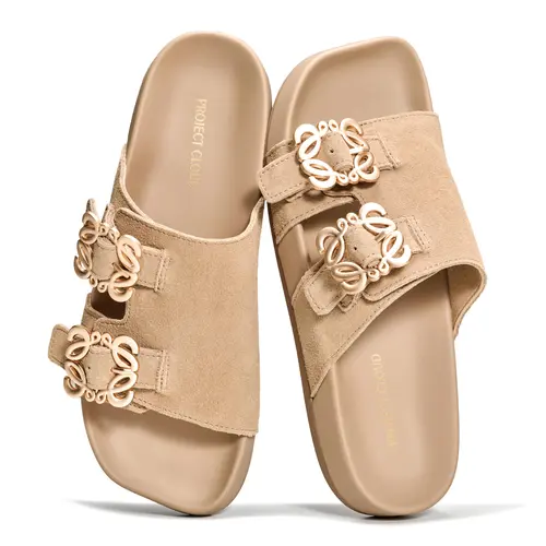 Project Cloud Women's | 100% Genuine Leather Sandals for Women | Plush & Soft Insole | Lightweight | Non-Slip - Velora
