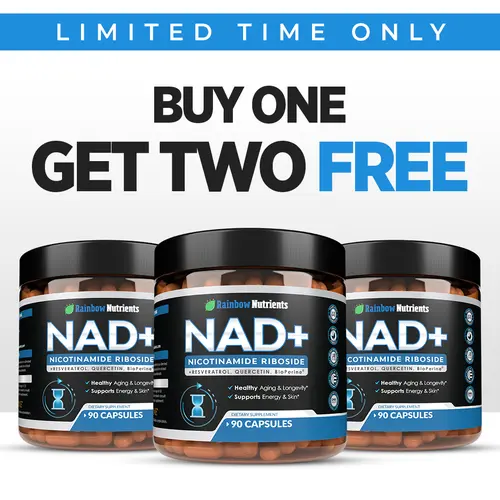 (3-pack) 13,510mg NAD+ Supplement- Nicotinamide Riboside, Resveratrol, Quercetin & BioPerine (High Absorption)- Liposomal NAD Booster for Anti-Aging, Cellular Energy, Skin- For Women & Men- 270 V Capsules