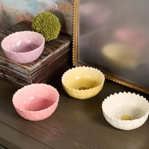 Ode to Color by Lori Weitzner S/4 Flower Bowls