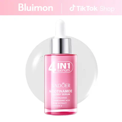 Korean 4-in-1 Alcohol-Free Super Essence Lotion - Moisturizer for All Skins, Hydrating Toner, Brightening Facial Serum with Nicotinamide for Glowing Skin