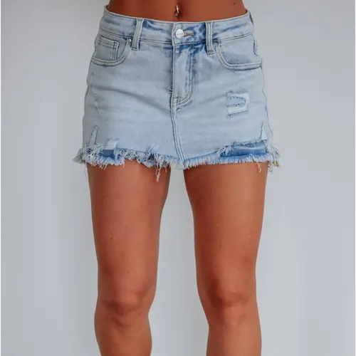 Cora Risen Denim Skort