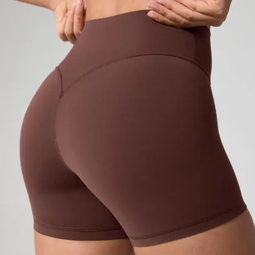 UNISSU Hugcurve No Front Seam High Waisted Workout Biker Shorts for Women 4" Tummy Control Buttery Soft Yoga Gym Short Pants,back to school shopping,clothes for back to school,first day of school outfits
