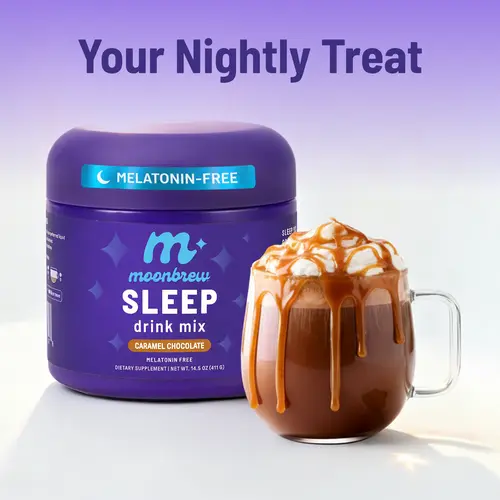 MoonBrew Caramel Chocolate Magnesium (Magnesium) All Natural Cozy Sleep Aid