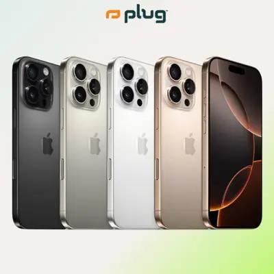 Refurbished iPhone 16 Pro Max (Unlocked) - Acceptable Condition with 1-Year Warranty by Plug