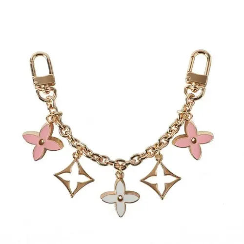 Black and White Pink Lucky Clover&Golden Ball&FoxPendant Bag Decorative Chain, Valentine's Day Gift,Mother's Day Gift Fashion Accessories Charm,deals for you,restock.