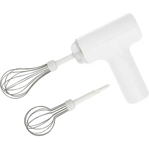 DEBARK Cordless Electric Handheld Egg Beater - USB Rechargeable 3-Speed Kitchen Mixing Machine, Portable Kitchen Mixer with Replaceable Sticks for Baking, Whipping Cream, Camping Food Beater, Outdoor