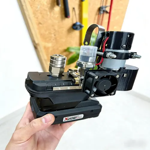 summervibes Radiaint Portable Mini Air Compressor for Nail Gun, Power Tools Accessory, Compatible with DeWalt 18-21V Battery (Battery Not Included)