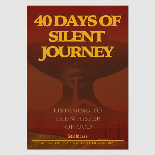English version: "40-Day of Journey Silence" - A path to spiritual awakening. 40 days, 40 moments of silence, 40 encounters with God and oneself. Suitable as a gift.