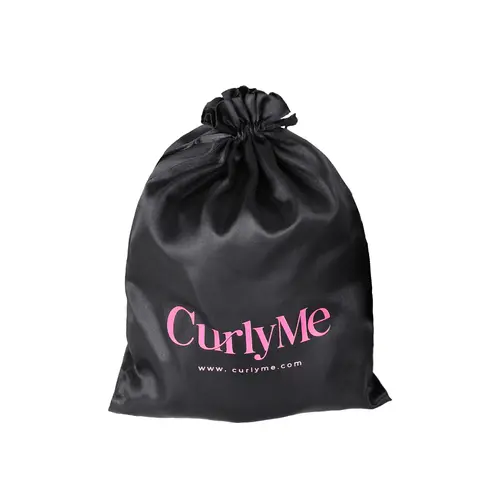 Satin Storage Bags for Packaging Wigs/Bundles/Hair Extensions-Black Color