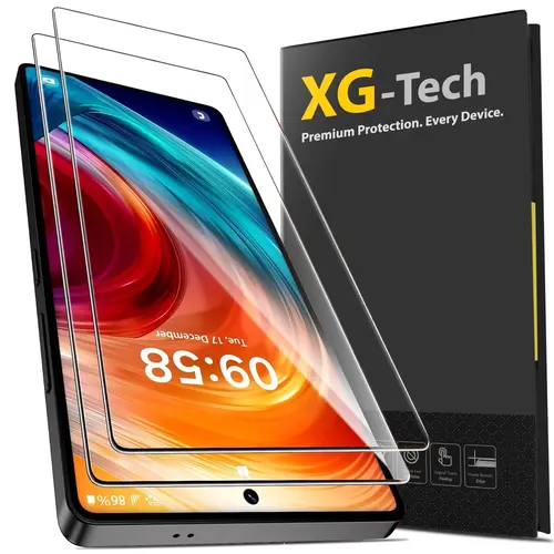 XG-Tech 9H Hardness Tempered Glass Screen Guard for Samsung Galaxy S26/S25/S24 Ultra Smartphones, 2-Pack Handheld Devices Protective Accessory - Edge-to-Edge Full Coverage, Fingerprint Compatible, Bubble-Free Installation, Shockproof