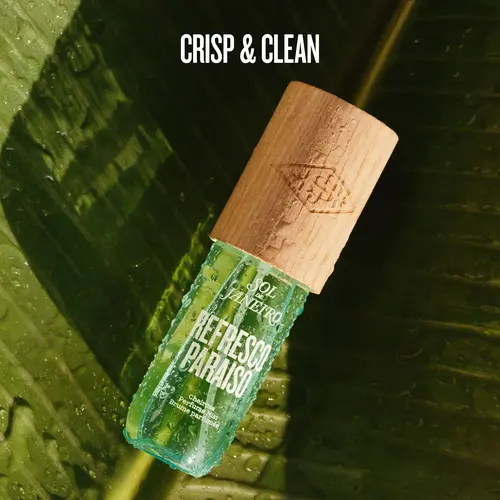 Sol de Janeiro Refresco Paraíso Perfume Mist | Limited Edition Lush, Revitalizing Floral Green Perfume Mist With Notes Of Wild Rainforest Orchid, Crisp Sea Breeze, And Fresh Brazilian Blue Cactus