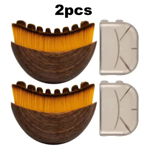 2-Piece Gentle Face & Jawline Beauty Tools Set - Gentle Touch Dry Brush for Facial Dry Brushing, Precise Jaw Fit Trainer for Lymphatic Drainage, Contour, Facial Sculpting (Suitable for All Skin Types), Use For Facial Dry Brushing