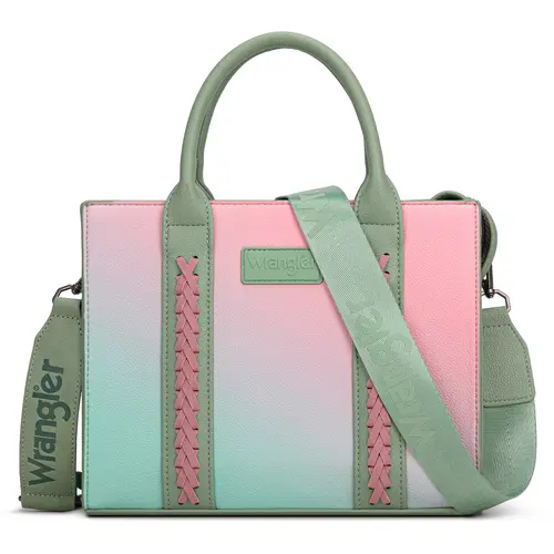 Wrangler Medium Tote Bag for Women Satchel Handbags Top-handle Purses with Strap