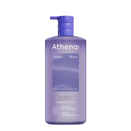 Amber Hours - Athena Club | Glow Restore Shower Oil | Oil-to-Foam Wash | Powered by Glycerin