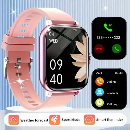 2026 New Multifunctional Digital Smart Watch - Silicone Bluetooth Smart Device for Women, Easy Smartphone Connectivity, Ideal Wearable Gift for Mother's Day