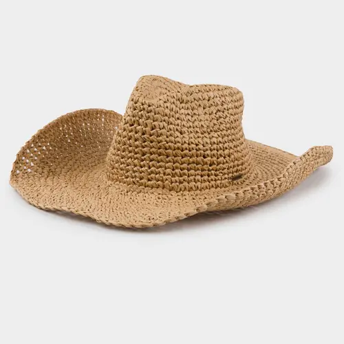 BILLABONG Take It West Womens Straw Hat, Natural