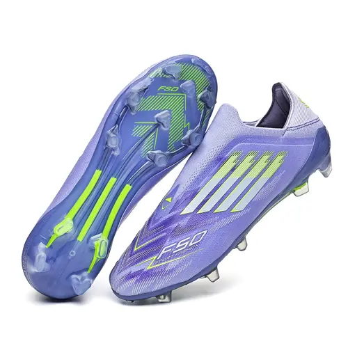 Professional Breathable Soccer Shoes Fg/ag Long Nails Artificial Grass, Anti-Slip Sporty Sneakers for All Seasons, Durable Outdoor Indoor Football Boots, Soccer Cleats, Football Field Boots, Sports Football Shoes