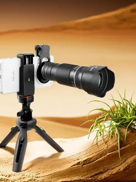 40X Telescope Lens, High Definition Telescope Lens, Mobile Phone Telephoto Lens, Phone Accessories for iPhone Samsung Android Smartphone