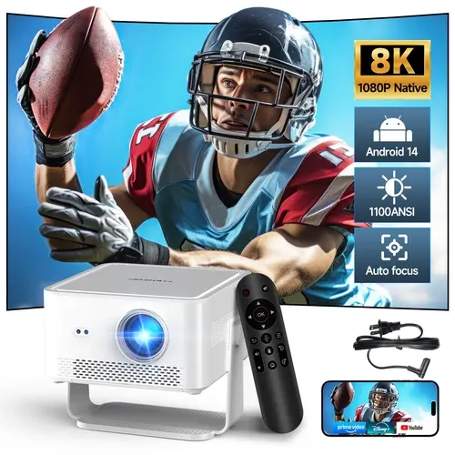 Magcubic HY450Max Projector 1100ANSI 12W Speaker HDR10+ 8K Decode Auto Focus Android 14.0 Dual WiFi6 BT5.4 Fully Automatic Keystone 1.0:1 Throw Ratio Screen Recognize & Automatic Obstacle Avoidance Home Cinema, Movie, Audio #TechVibes