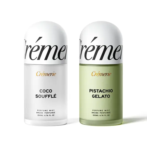 Cremerie Coconut Cream + Pistachio Gelato Perfume Mist Duo | Sweet Gourmand Dessert Fragrance Set