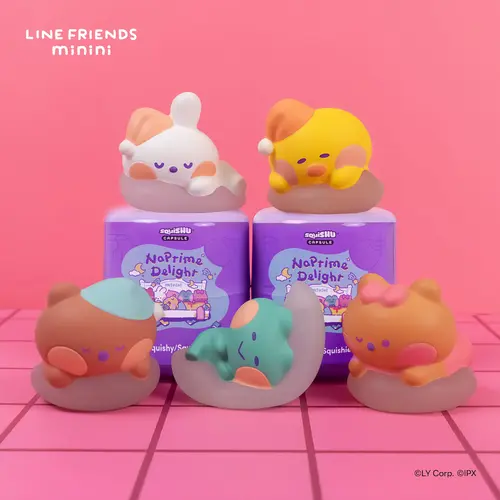 LINE FRIENDS minini SquiSHU Capsule - Naptime Delight (Series 2)