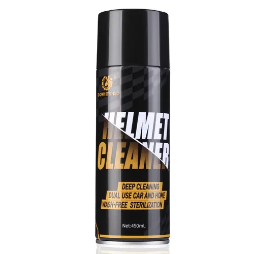 Donkeypro Multi-Purpose Foam Cleaning Spray – Helmet Liner & Car Interior Cleaner, Leather, Upholstery, Plastics & More – 15oz Large Capacity – All-in-One Deep Stain & Odor Remover – One-Step Powerful Foam Cleaner