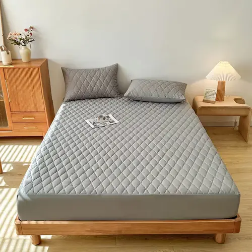 Waterproof Mattress Protector, Soft & Dirt-Proof Fabric with Deep Pockets , Ideal for Bedroom, College Dorm & Hotel Use