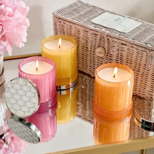 Elton John by Slatkin + Co. S/3 8oz Candles English Hamper