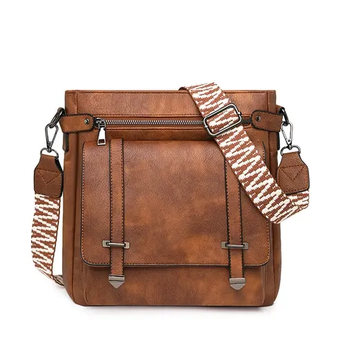 Crossbody Bags for Women,Multi Pocket Crossbody Purses Vegan Leather Shoulder Handbags Travel Purse Adjustable Strap, Casual Crossbody Bags, Daily Commuter Purse tiktokshopbacktoschool,back to school,back to school haul