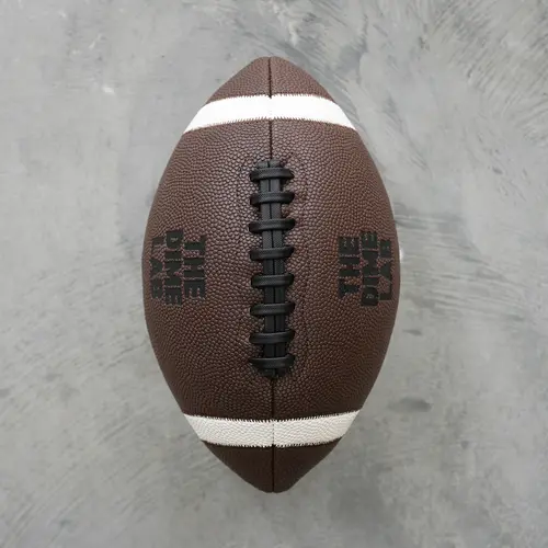 THE DIME LAB Youth League American Football Ball - Engineered All-Weather Composite Game Ball with DimeTack Technology, Raised Laces for Youth, High School Athletes & Adult Players in Practice, Games
