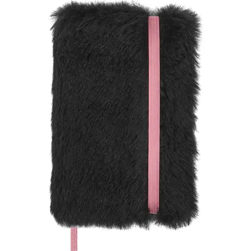 Moleskine x BLACKPINK Limited Edition Faux Fur XS Notebook – Collectible Gift Box Pink Ribbon Bookmark Collaboration