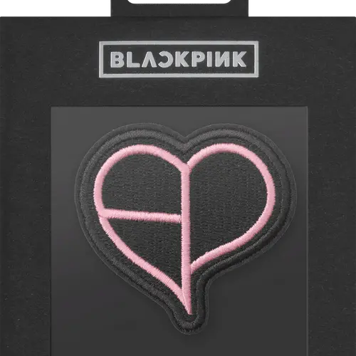 Moleskine x BLACKPINK Limited Edition Collectible Embroidered Patch Heart Embroidery Geometric Embroidery Design
