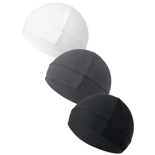 Simple Style Plain Color Skull Beanie for Men & Women, Casual Sporty Breathable Beanie Hat for Outdoor Sports for Men & Women, Fitted Hats