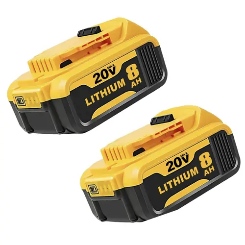 20V 8.0Ah Replacement Battery for Dewalt, Hight quality and High Capacity Lithium-Ion, Compatible with 20V Series Tools, Fits DCB200/DCB204/DCB206