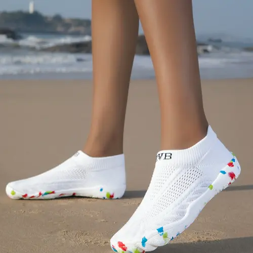Women’s Casual Hiking Shoes, Yoga and Driving Shoes, Breathable Outdoor Footwear, Breathable Outdoor Sneakers with Wide Toe Design, Elastic Knit Upper, EVA Sole, Comfortable, Breathable & Lightweight, All Seasons
