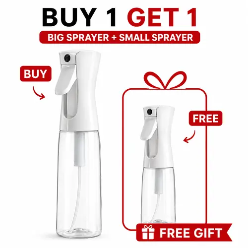 【BUY ONE GET ONE】Ultra-Fine Continuous Water Spray Bottle Handheld Mister for Hair Styling Water Sprayer for Home Travel