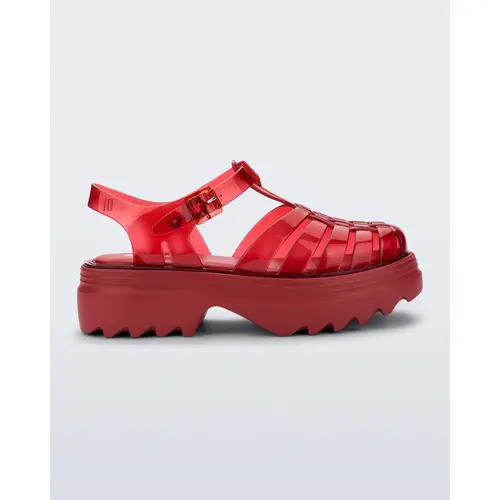 Melissa Possession Platform II Women's Jelly Fisherman Sandals - Casual, Elevated, Fashionable Platform Sandals with Chunky Sole, Open Toe Flatform Footwear Casual Sandals Fish Mouth Sandals