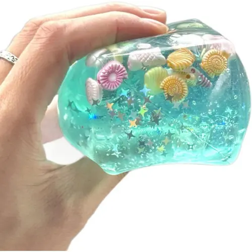 1PCS/2PCS Square Gel Ice Cube Squeeze Toy, Slow Bounce Maltose Ice Ball Stress Relief, Portable Office Venting Decompression Toy, Unisex summerwins